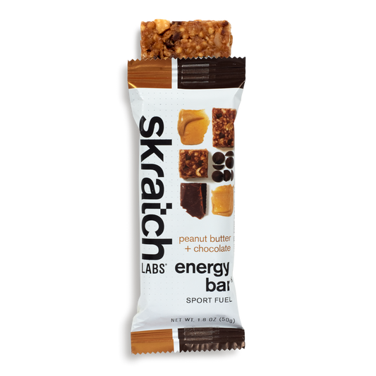 Skratch Labs Energy Bar Sport Fuel Peanut Butter + Chocolate