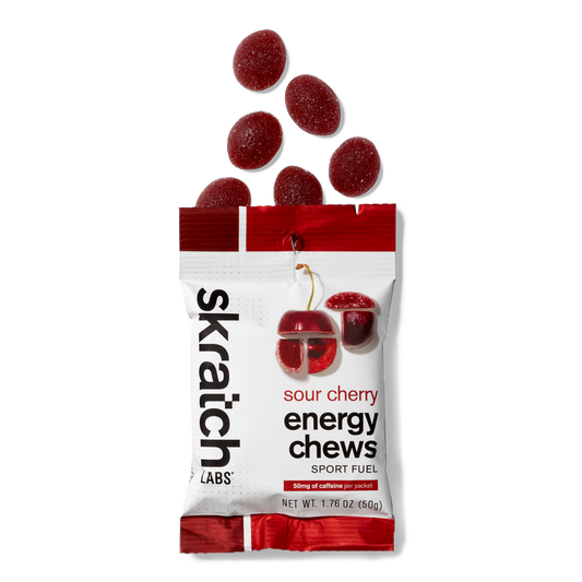 Skratch Labs Energy Chews Sport Fuel Sour Cherry